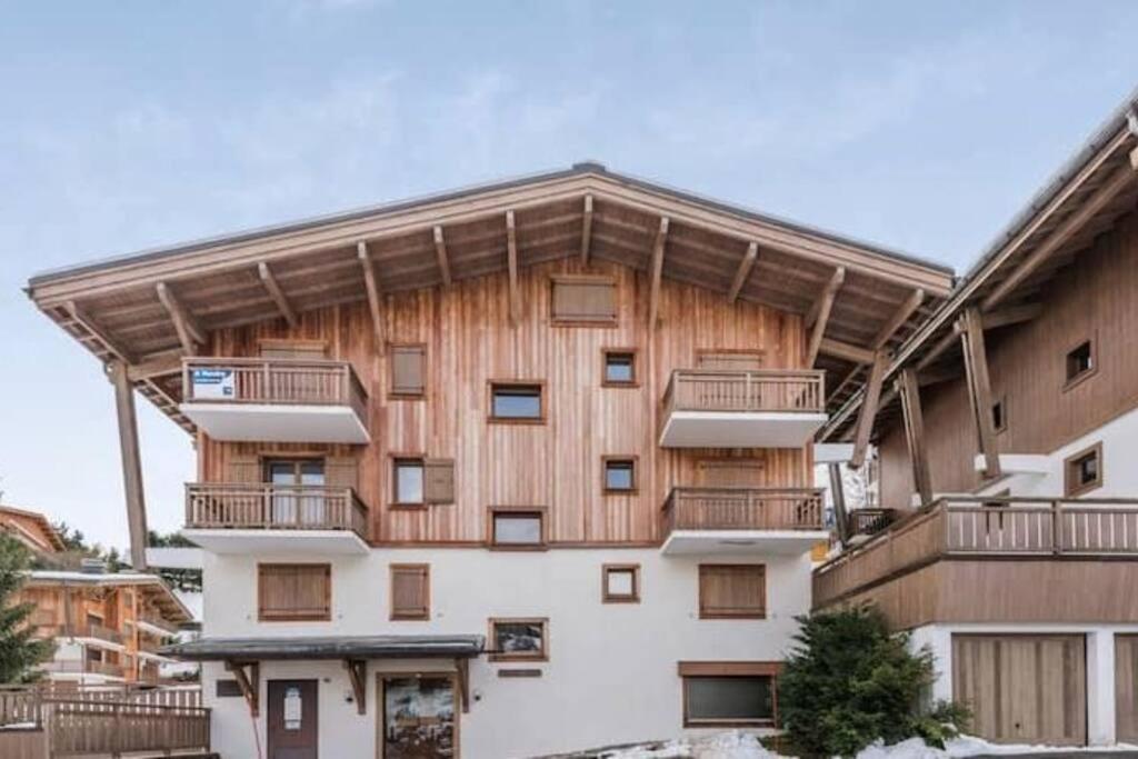 Charmant T2 Megeve, 10 Min A Pied Du Centre Exteriör bild